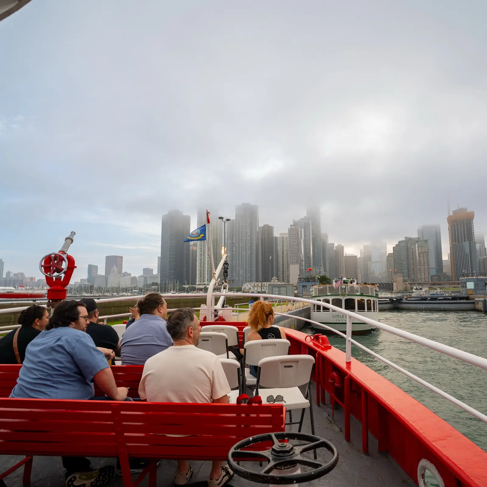 Scene from the 2025 Chicago Pizza Cruise