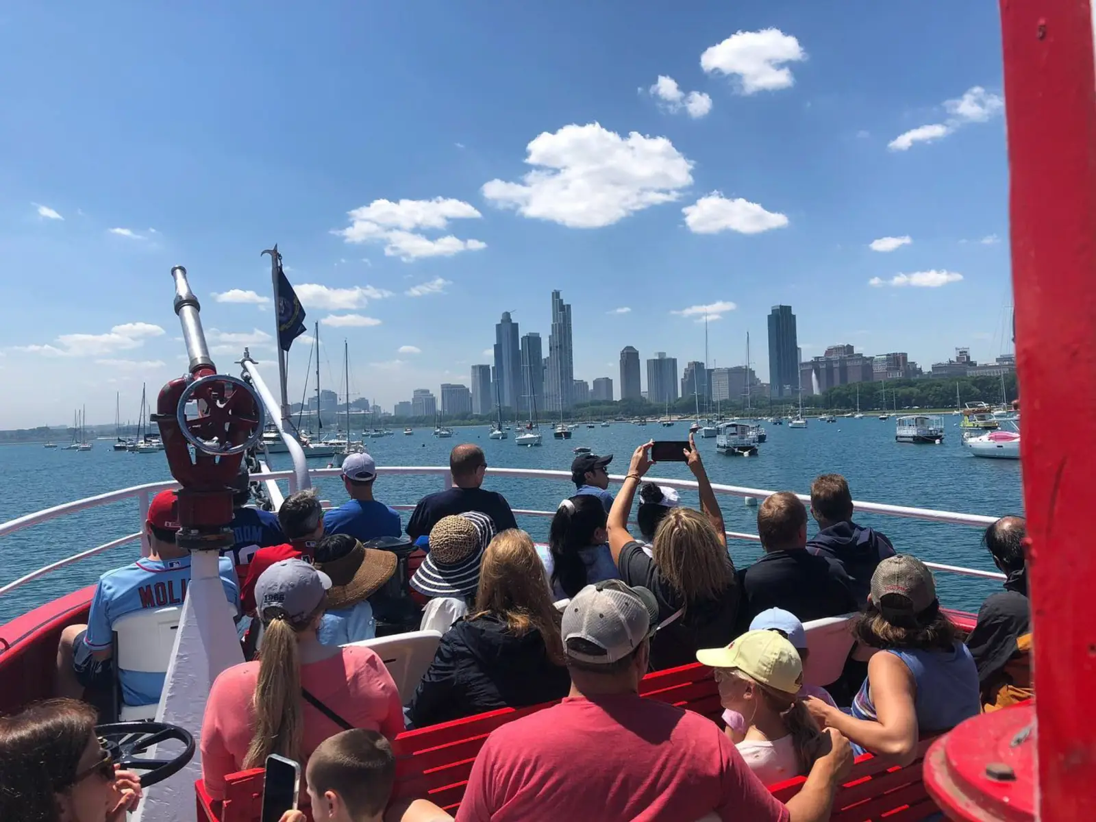 Scene from the 2025 Chicago Pizza Cruise