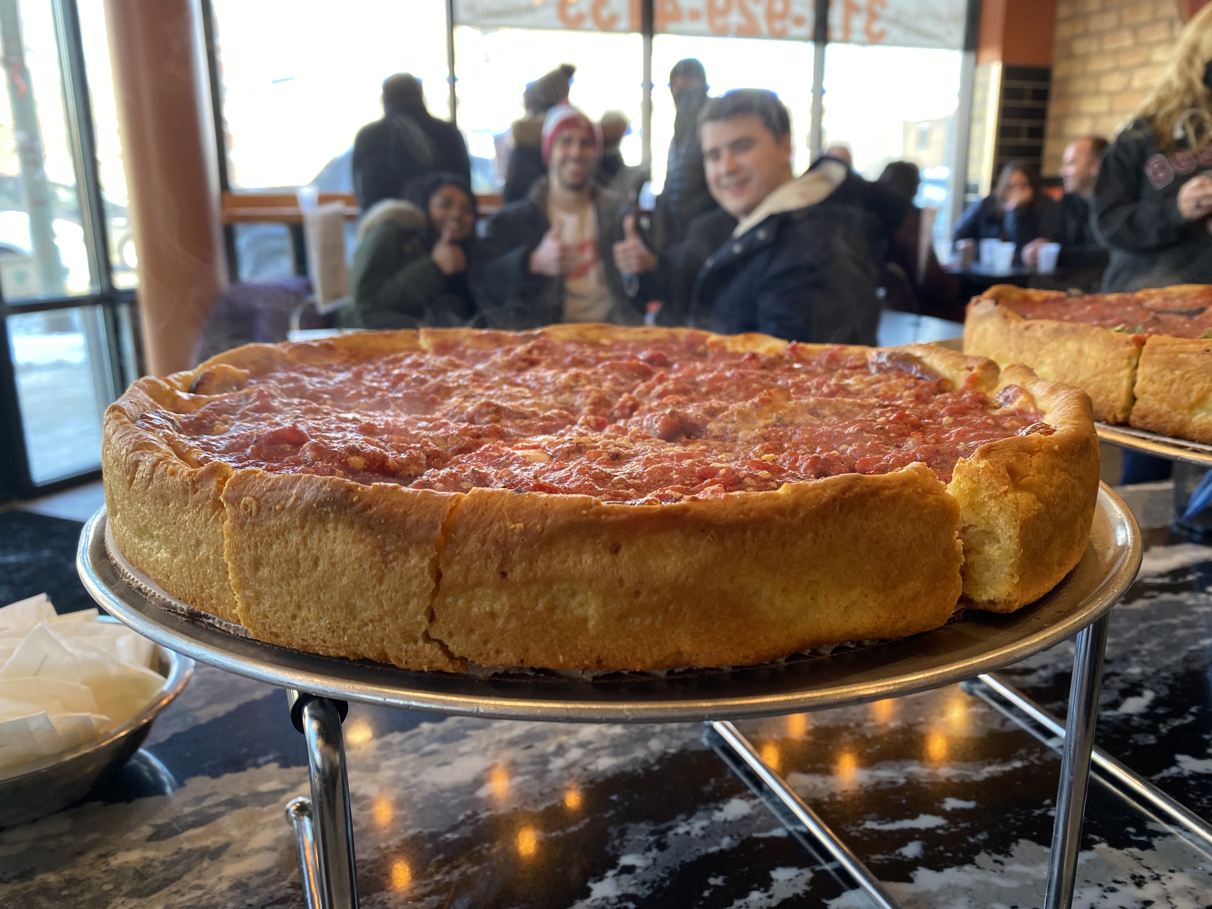 Deep dish at Bartoli's