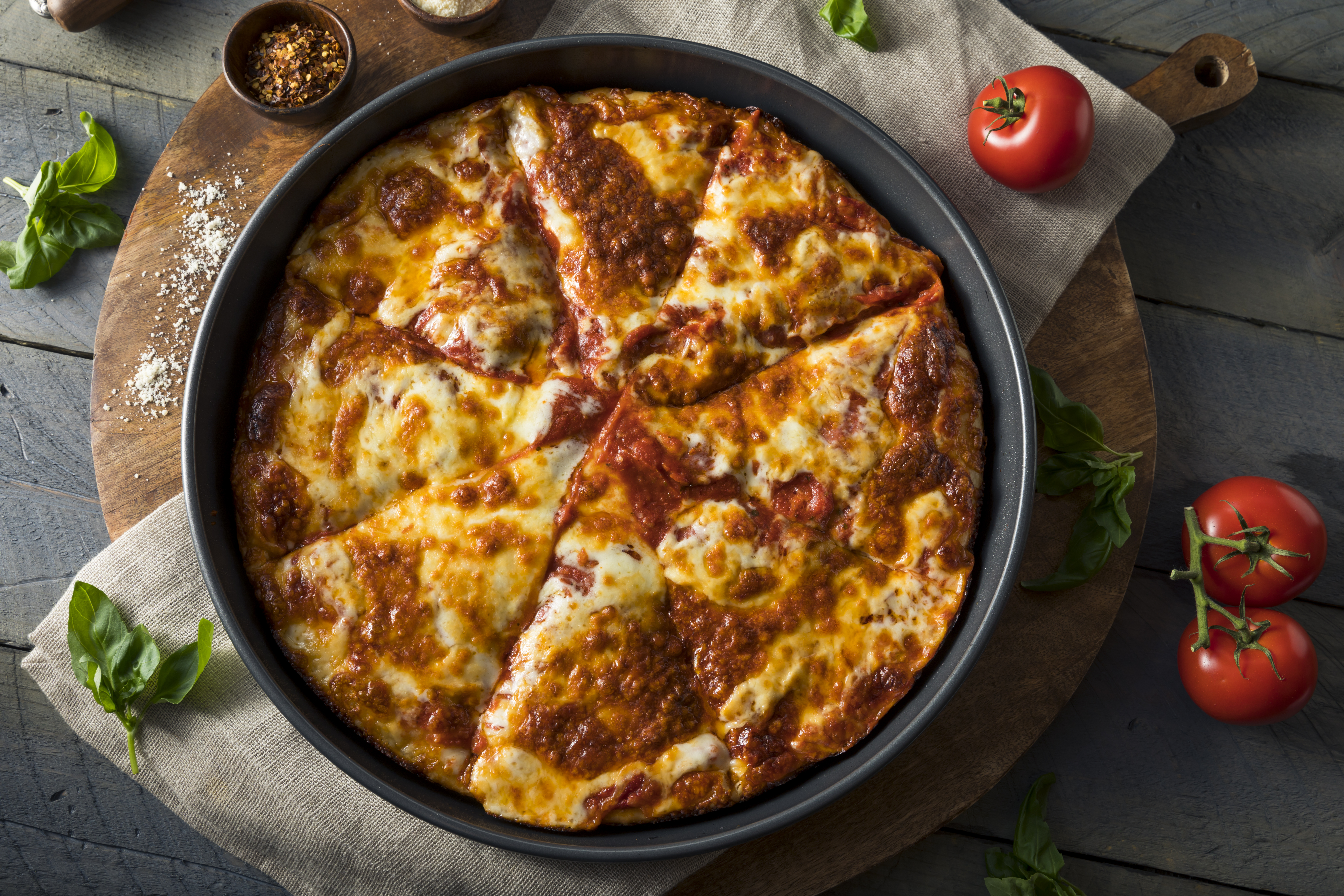 Chicago deep dish